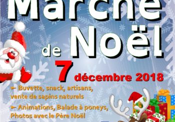 Marché de Noël 7 décembre 2018.