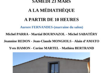 Médiathèque de Puissalicon. Samedi 23 mars Troisième Printemps du Livre.