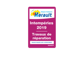 Article travaux réparation de voirie – intempéries octobre 2019