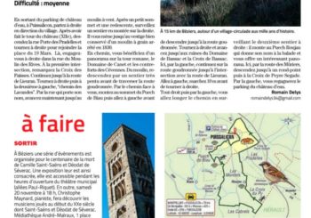 La Balade, un bel article du magazine #week-end Midi Libre