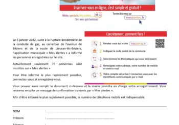 Mesalertes.fr  –  Service d’alertes citoyen