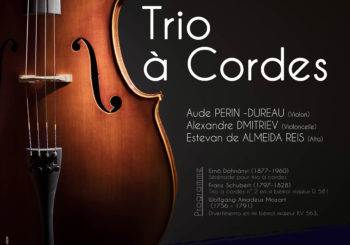 Trio à Cordes Dimanche 20 Mars  15h  Église de Puissalicon