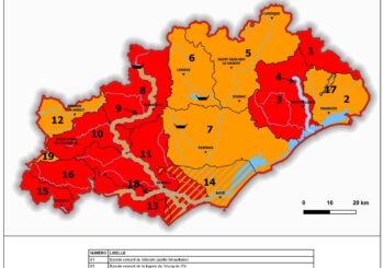 Alerte sécheresse – Arrêté préfectoral 06/10/2023 – Maintien en niveau CRISE (rouge) du bassin versant de l’Orb amont et aval