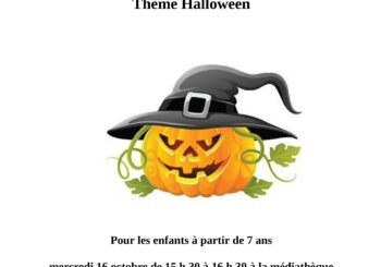 Médiathèque de Puissalicon – atelier créatif thème Halloween