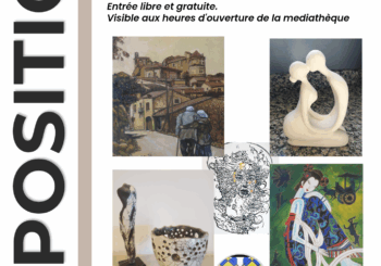 Médiathèque de Puissalicon – exposition d’artistes Puissaliconnais