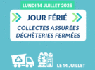 SICTOM Pézenas-Agde – information pour le lundi 14 Juillet