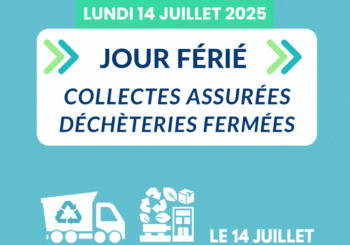 SICTOM Pézenas-Agde – information pour le lundi 14 Juillet