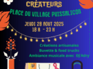 Marché nocturne des créateurs jeudi 28 aout de 18h à 23h – Promenade