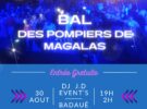 Bal des pompiers de Magalas le samedi 30 août 2025 de 19H00 à 02H00