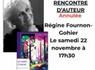 ANNULATION DE LA RENCONTRE D’AUTEUR