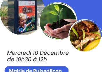 SICTOM Pézenas-Agde – permanence en Mairie le mercredi 10 décembre 2025 de 10H30 à 12H00.
