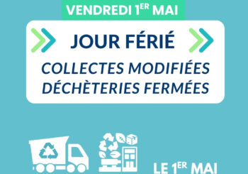 SICTOM Pézenas-Agde – information jour férié du 1er mai 2026