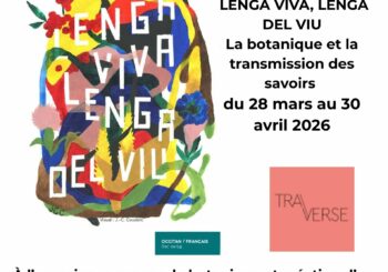 Exposition Lenga viva, lenga del viu et promenade botanique, le samedi 11 avril à 14h30