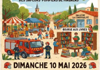 Amicale des Sapeurs-Pompiers de Magalas – vide-greniers le dimanche 10 mai 2026