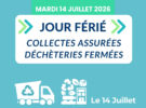 SICTOM Pézenas-Agde – information jour férié du 14 juillet 2026