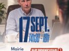 Permanence du député Bernard CHAUMEIL, 7ème circonscription de l&rsquo;Hérault, le jeudi 17 septembre de 14h30 à 18h00.