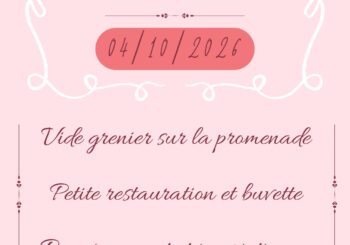 Vide grenier de la gymnastique volontaire, le dimanche 4 octobre 2026