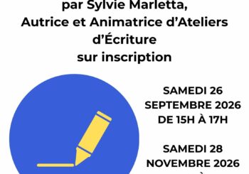Ateliers d&rsquo;écriture à la médiathèque