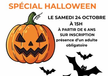 Atelier créatif d&rsquo;Halloween, le samedi 24 octobre à 15h à la médiathèque